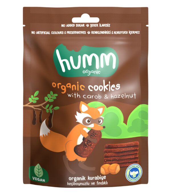 Humm Organik Keçiboynuzlu Fındıklı Kurabiye (55 gr)