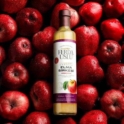 Fermente Mutfağım Organik Elma Sirkesi (500 ml)