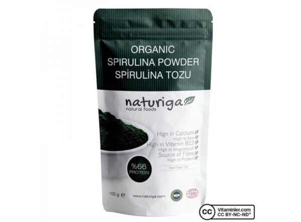 Naturiga Organik Spirulina Tozu 100 GR