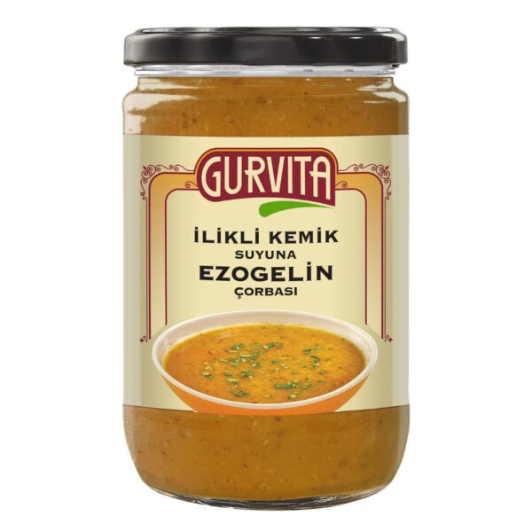 Gurvita İlikli Kemik Suyuna Ezogelin Çorbası 660 ml