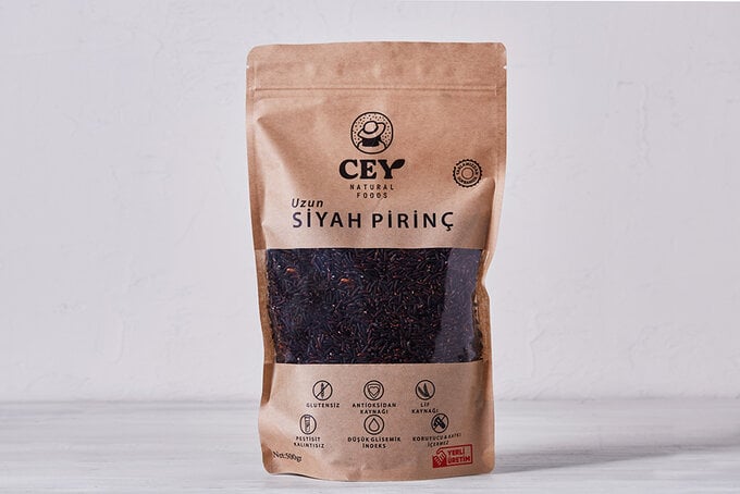 Cey Natural Uzun Siyah Pirinç (500 gr)