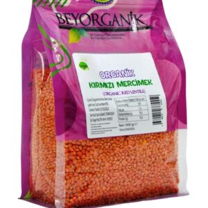Beyorganik Organik Kırmızı Mercimek 1000 Gr