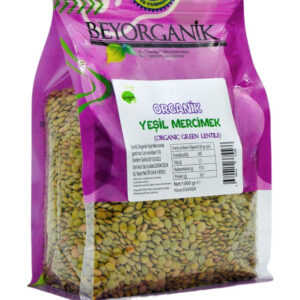 Beyorganik Organik Yeşil Mercimek 1000 Gr