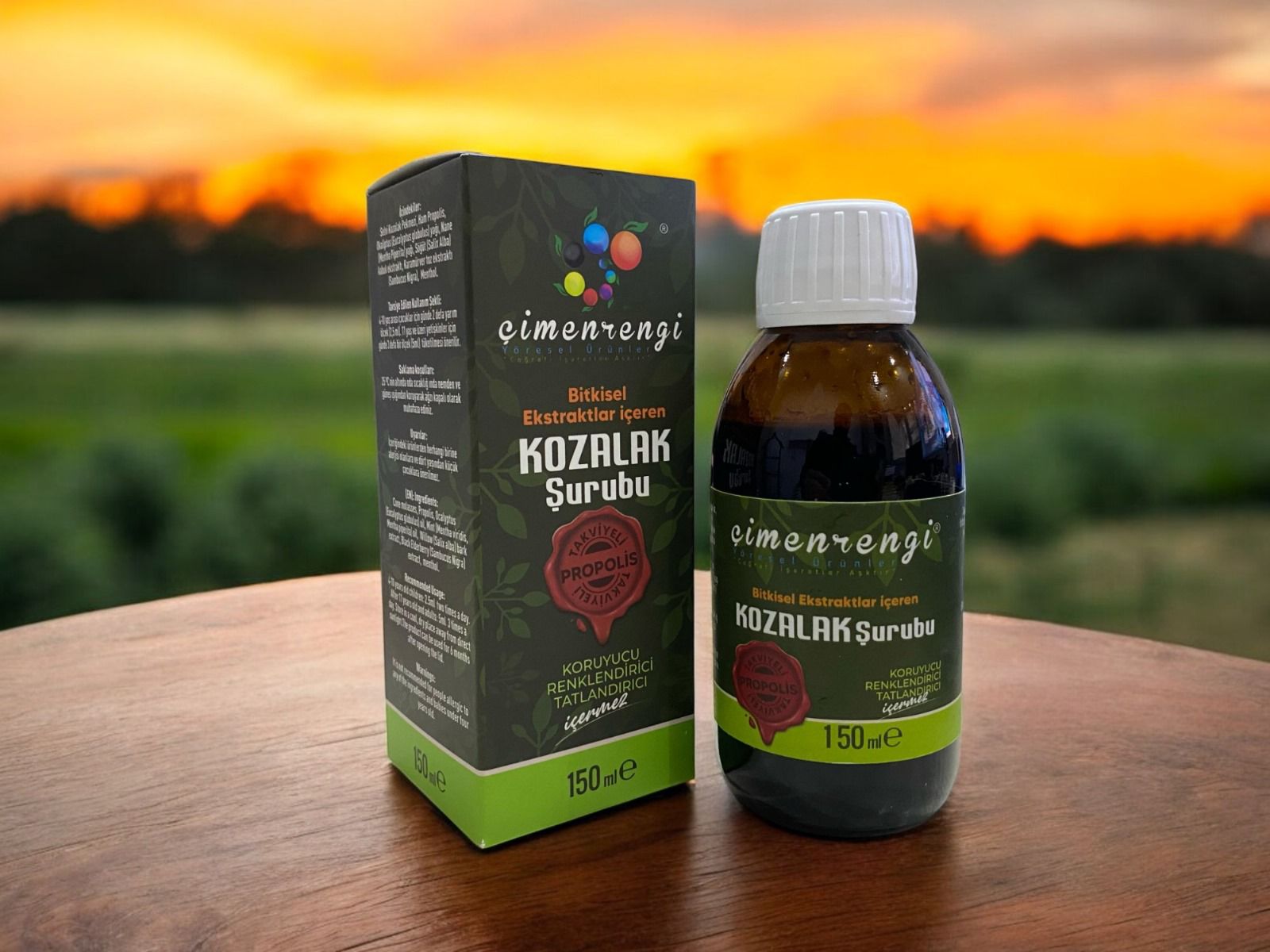 Çimenrengi Propolis Takviyeli Kozalak Şurubu 150 Ml