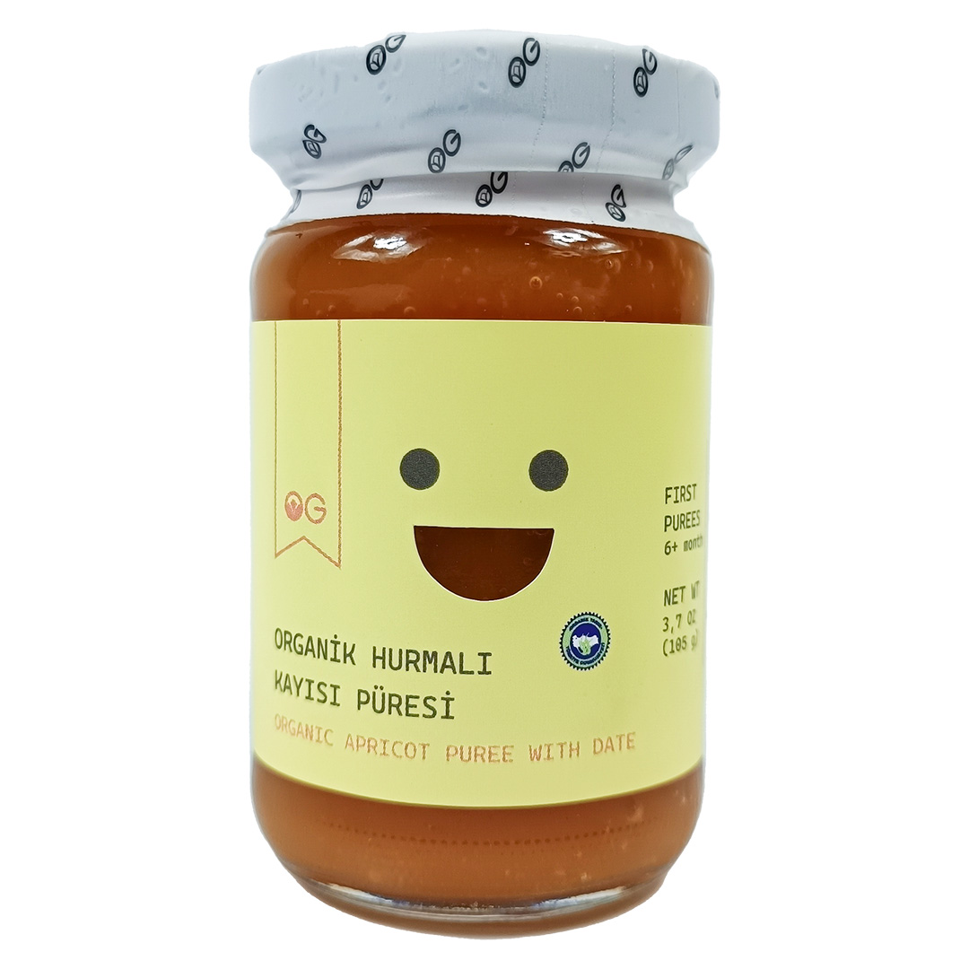 Organik Gurmem Organik Kayısı Püresi 105 Gr +6 Ay