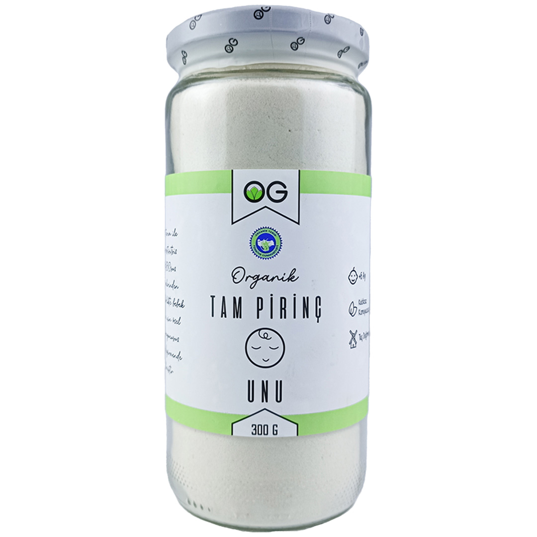 Organik Gurmem Organik Tam Pirinç Unu 300 Gr