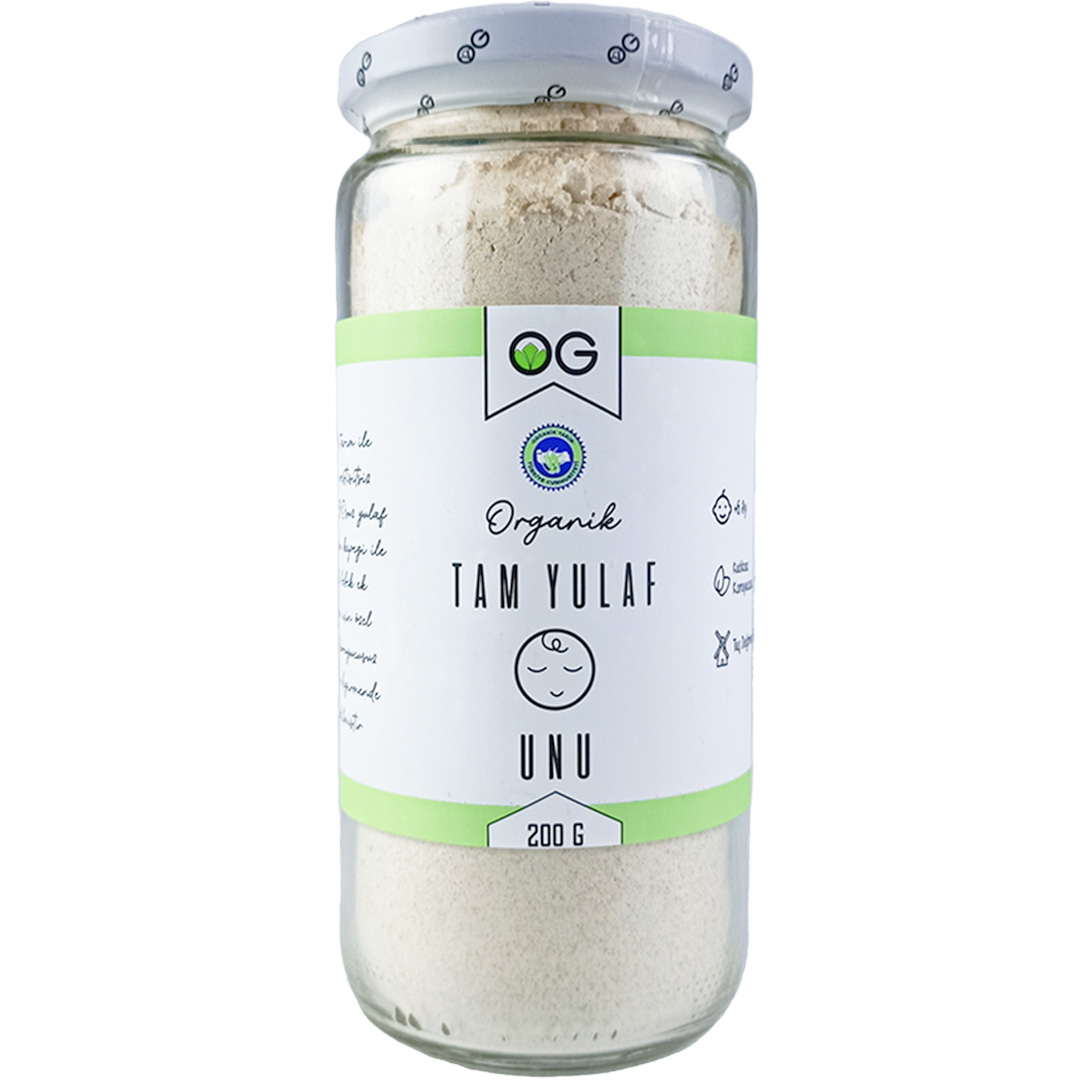 Organik Gurmem Organik Tam Yulaf Unu 200 Gr