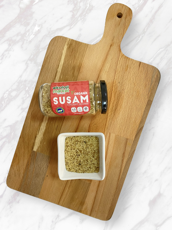 Ekoloji Market Organik Glutensiz Kavanoz Susam 100 Gr