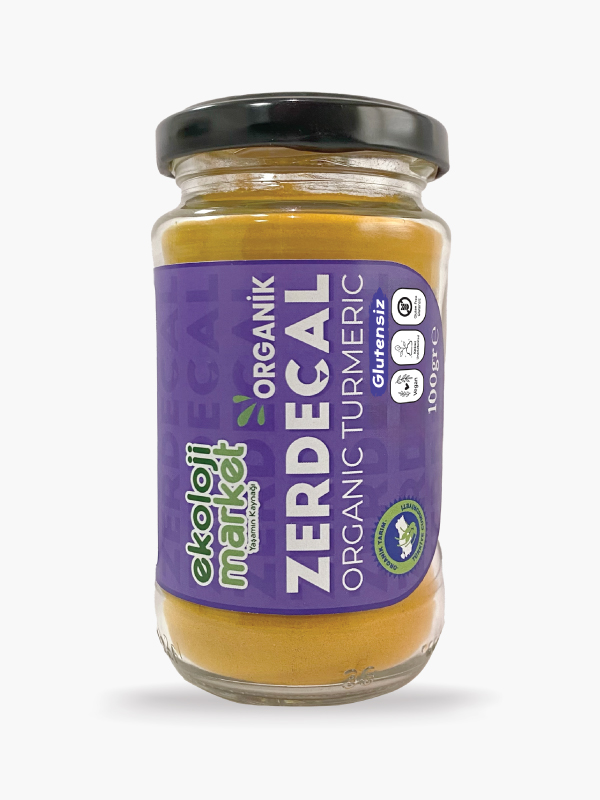 Ekoloji Market Organik Glutensiz Kavanoz Zerdeçal 100 gr