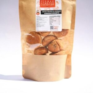 Pişman Etmeyen Lezzetler Sorgum Unlu Antep Fıstıklı Üzümlü Kurabiye