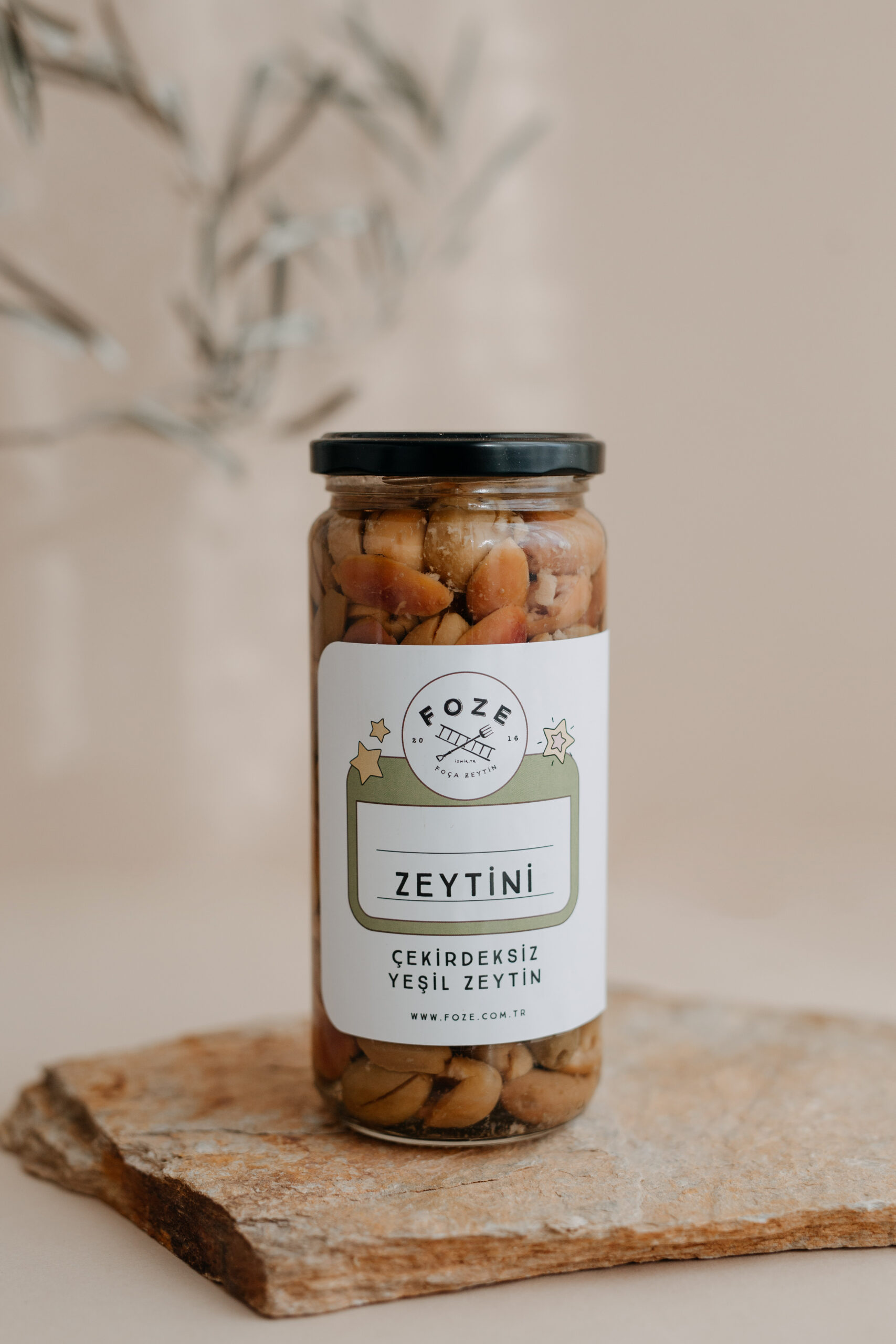 Foze Çekirdeksiz Çocuk Zeytini- Yeşil 300 Gr