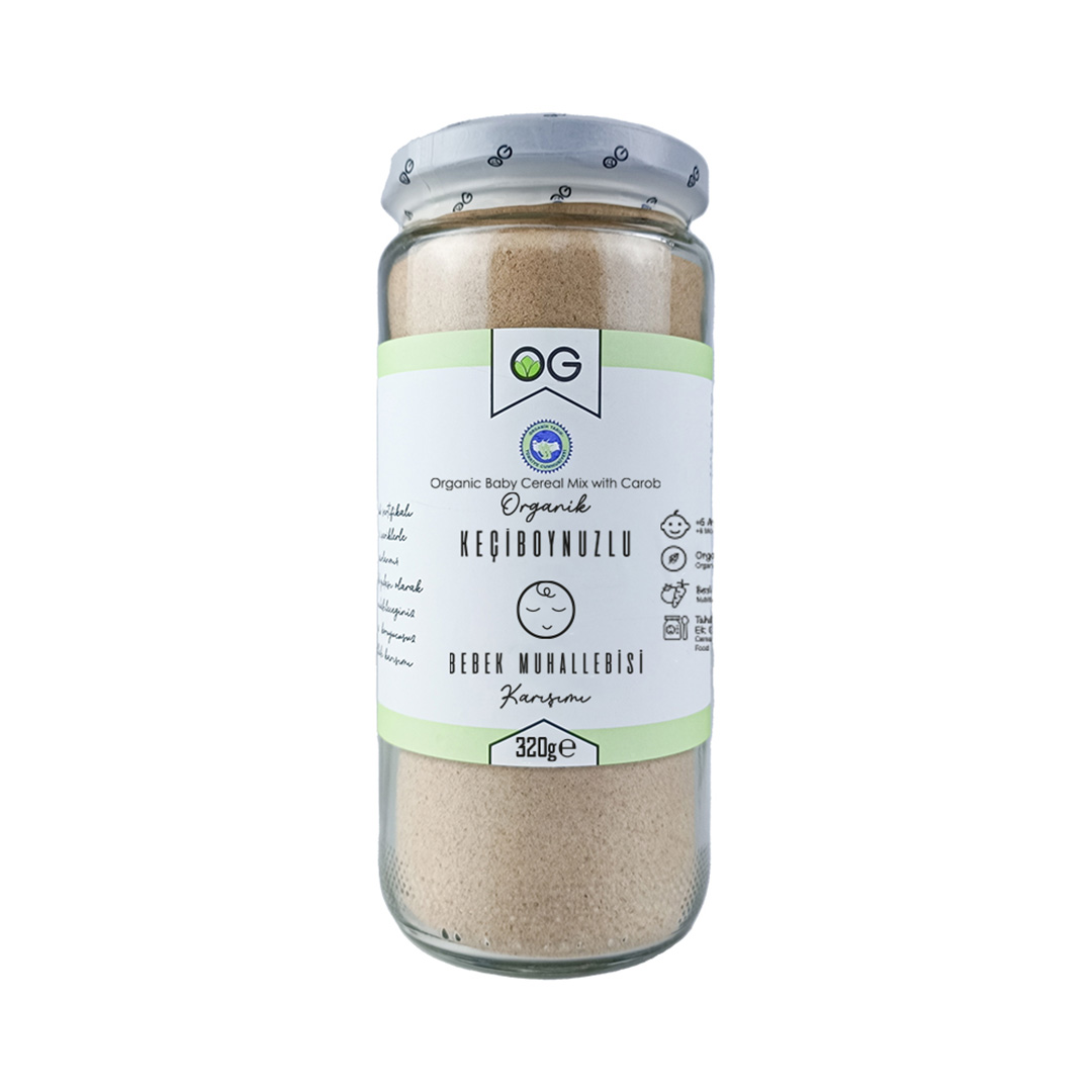 Organik Gurmem Organik Keçiboynuzlu Bebek Muhallebisi Karışımı 320 Gr +8 Ay