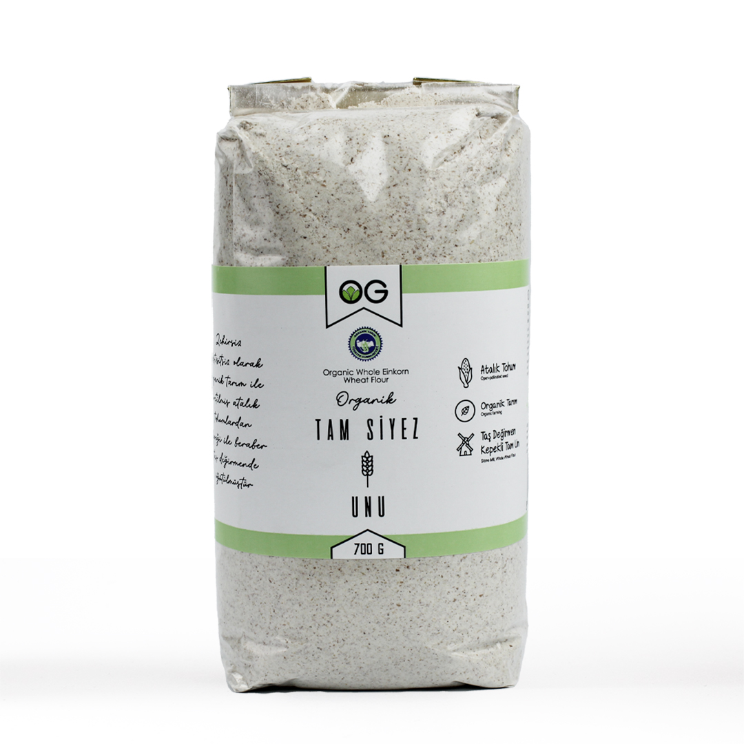 Organik Gurmem Organik Tam Siyez Unu 700 Gr