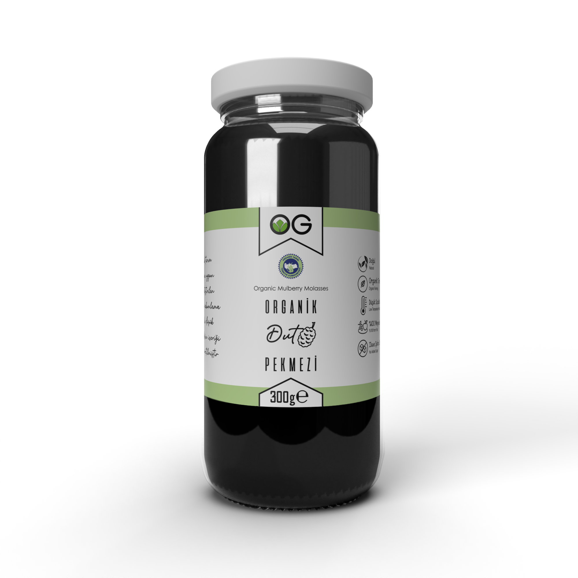 Organik Gurmem Organik Dut Pekmezi 300 Gr