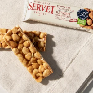 Servet Şeker İlavesiz Fındık Krokan Bar 20 Gr