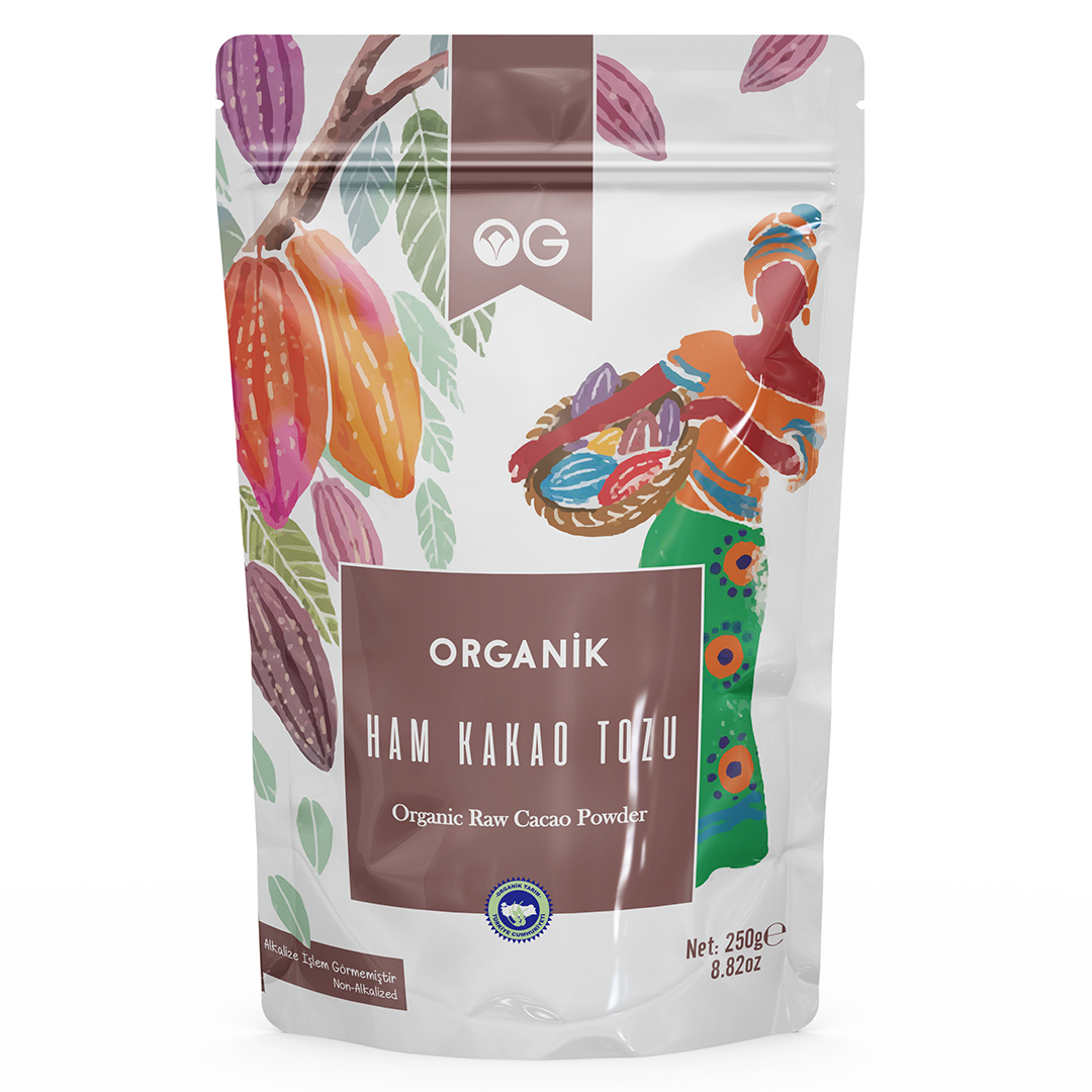 Organik Gurmem Organik Ham Kakao Tozu 250 Gr