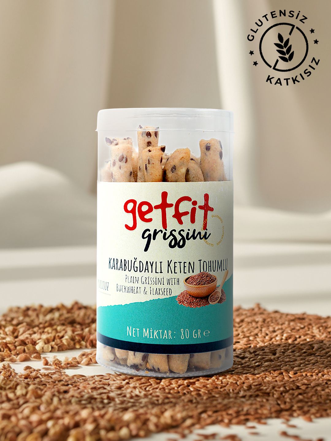 Fit Atölyem Glutensiz Vegan Keten Tohumlu Atıştırmalık