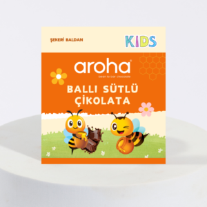 Aroha Kids Ballı Sütlü Çikolata 28 Gr