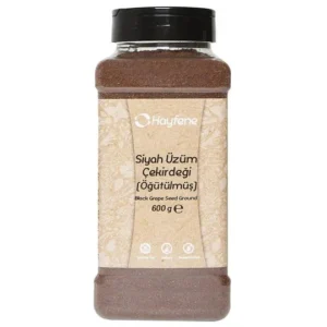 Hayfene Siyah Üzüm Çekirdeği Toz 600 Gr