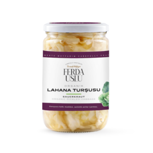 Fermente Mutfağım Organik Lahana Turşusu - Sauerkraut 600 Gr