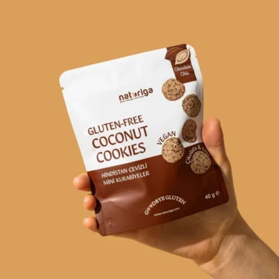 Naturiga Çikolata&Chialı Hindistan Cevizli Kurabiye 40 Gr