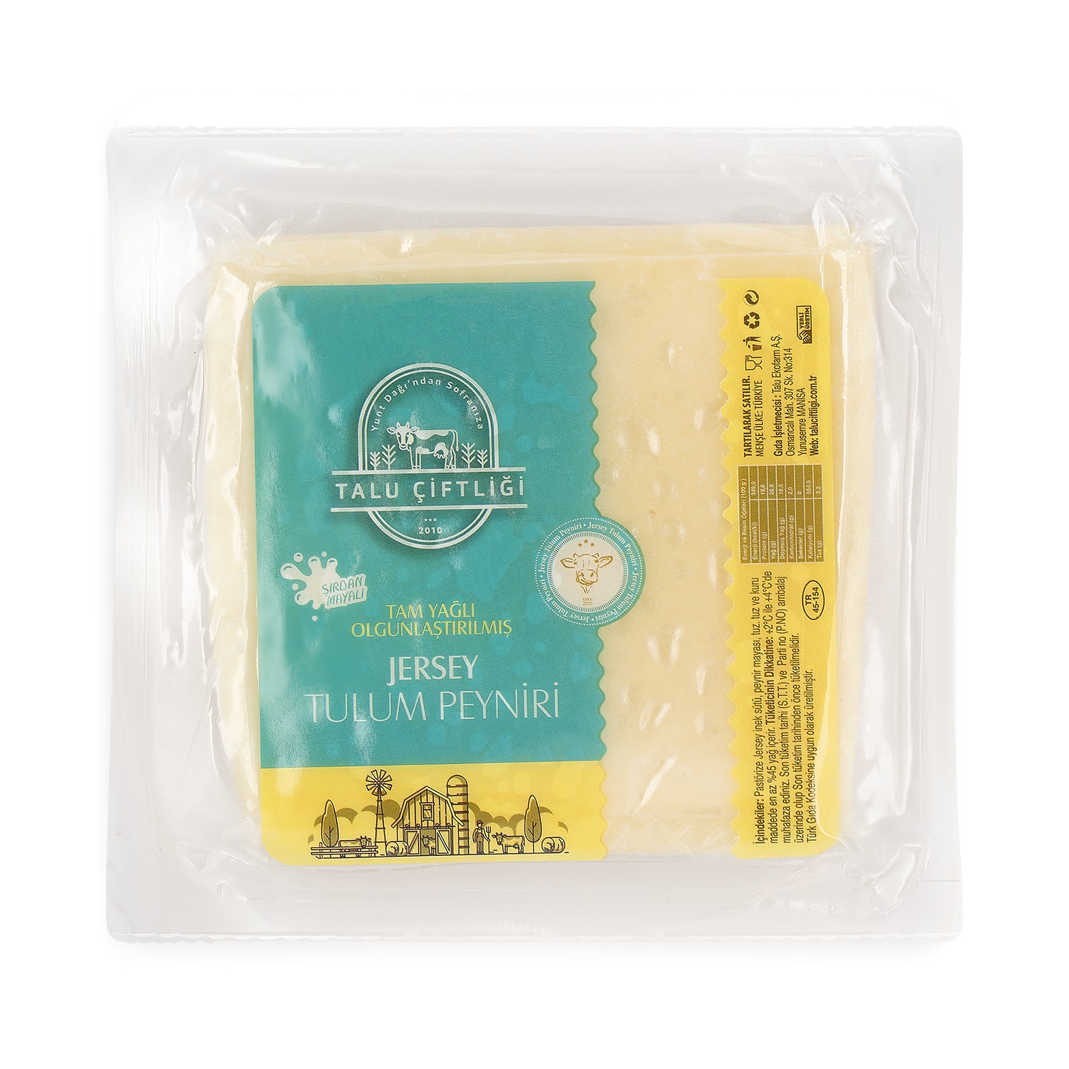 Talu Çiftliği Jersey Tulum Peyniri (400-500 GR)