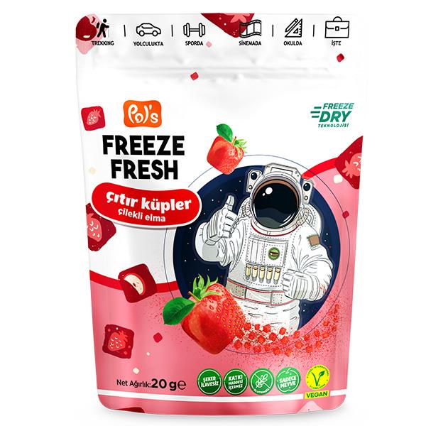 Pol’s Freeze Fresh Dondurularak Kurutulmuş Çıtır Küpler 20 Gr